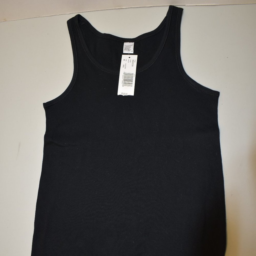 DKNY Black Tank Top Size Med NWT